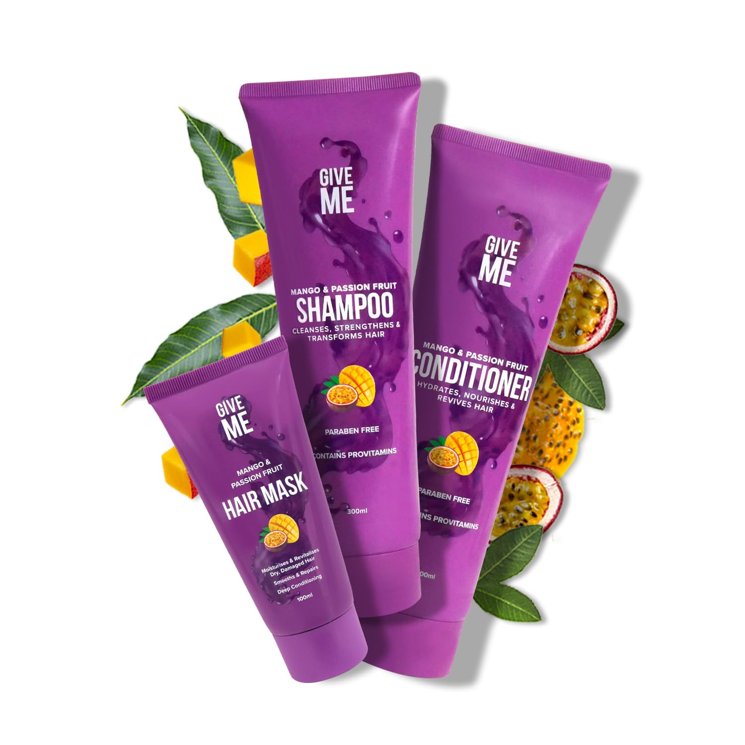 Give Me Cosmetics Mango & Passion Fruit Haircare Set for Oily Hair