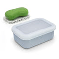 OZNER Leak-Proof Silicone Travel Soap Case with Drainage Pad – Shatterproof
