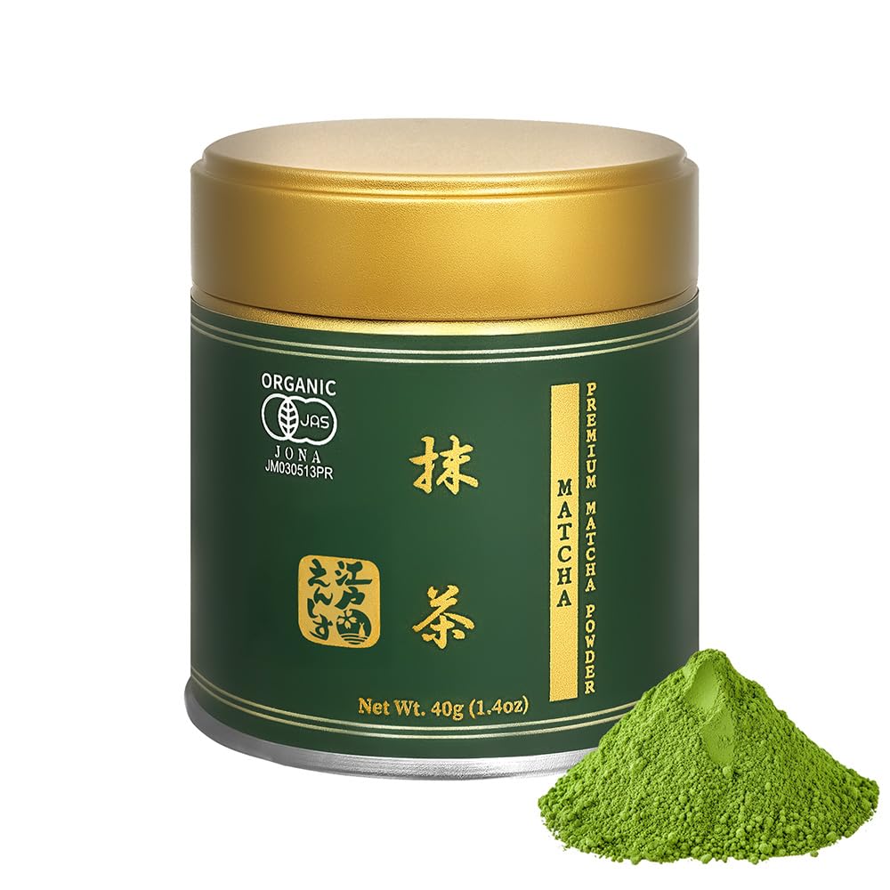 YEDOENSIS Premium Matcha Powder – Japanese Green Tea, Vegan (40g)