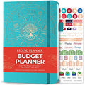 Legend Budget Planner – Vegan Leather Financial Organizer, Turquoise