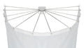 WENKO Shower Spider – 12 Arm Stainless Steel Curtain Holder, White