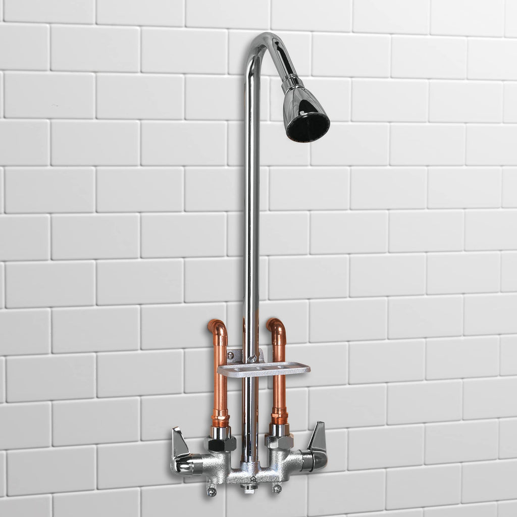 Homewerks Outdoor Shower Kit – Chrome Exposed Utility Shower Head