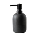 GalDal Black Resin Soap Dispenser | Modern Sandstone Lotion Bottle