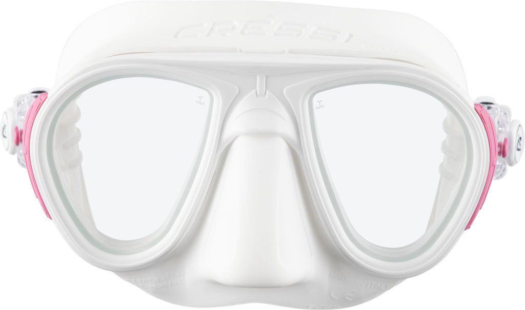 Cressi Calibro Diving Mask – Low Volume Anti-Fog Freediving Mask, White