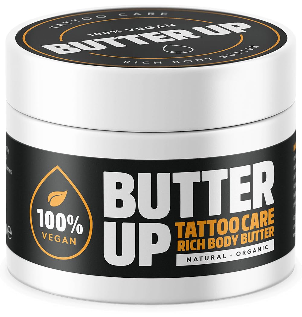 Butter Up Tattoo Aftercare - Natural Vegan Brightening Butter 100ml