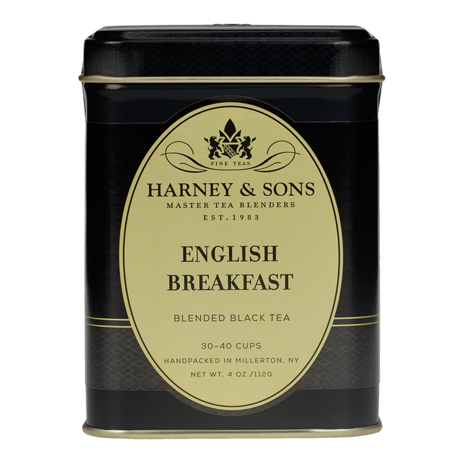 Harney & Sons English Breakfast Black Tea | Loose Leaf, 4 Ounce Tin