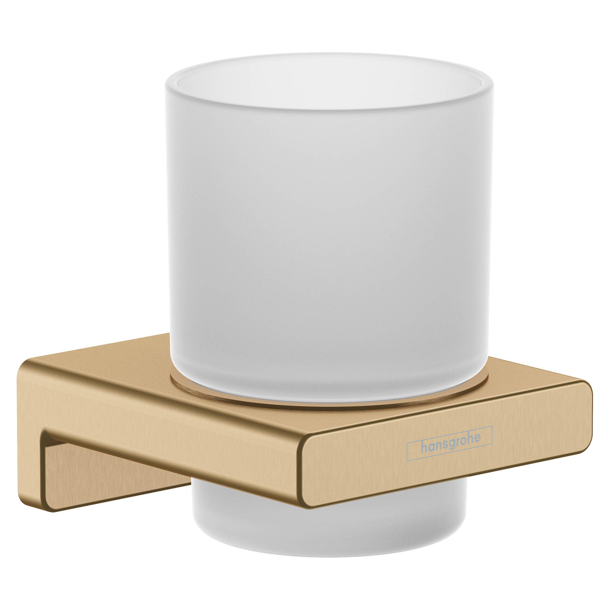 hansgrohe AddStoris Wall-Mounted Toothbrush Tumbler - Brushed Bronze
