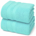 100% Egyptian Cotton Bath Sheets | 550GSM Large Towels - 2 Pack