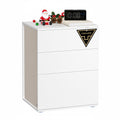 VASAGLE Bedside Table – 3 Drawer Modern Nightstand with Toolless Assembly