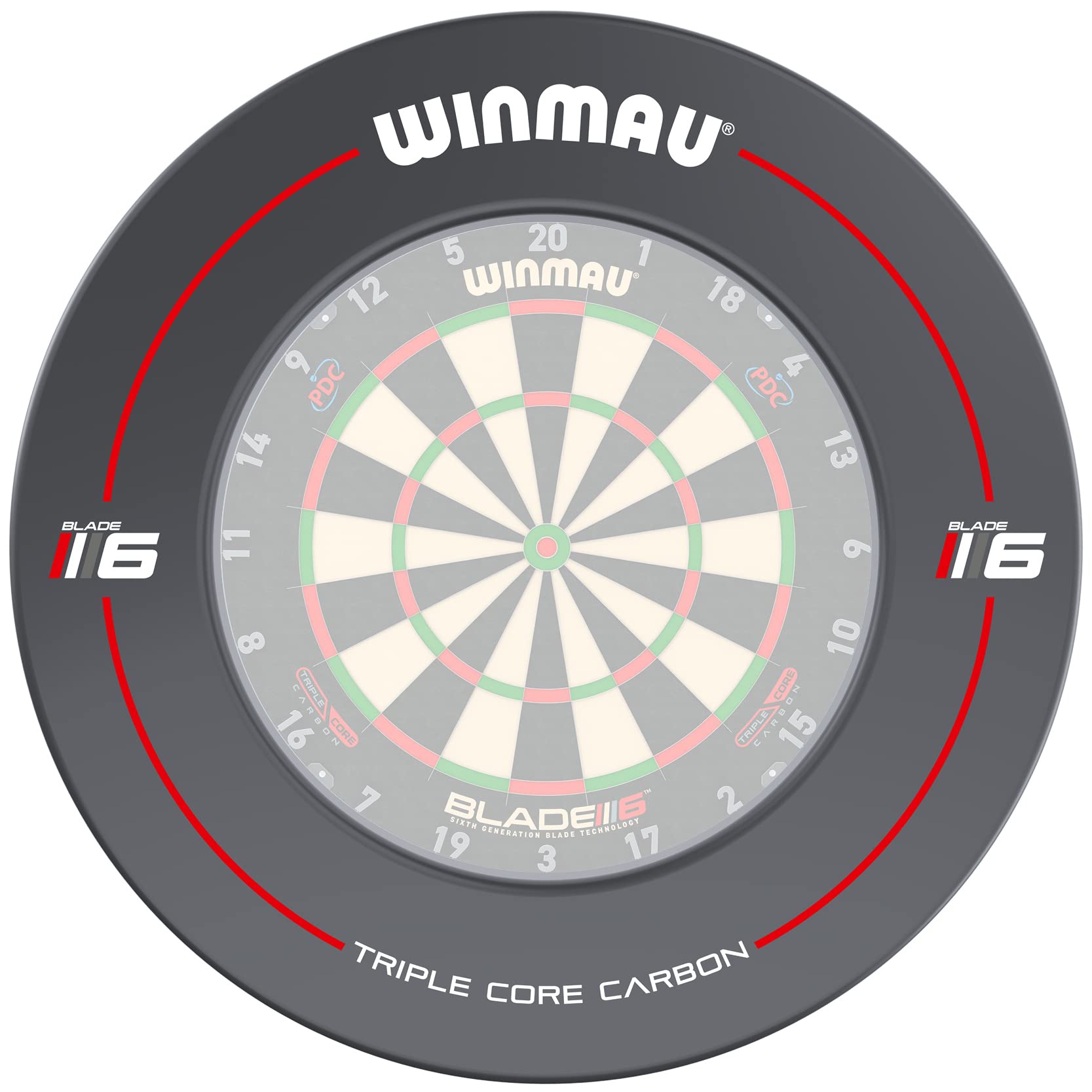 Winmau Blade 6 Dartboard Surround – Protective Wall Guard for Bristle Boards