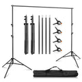 MSKIRA Photography Backdrop Stand - 8.2x10ft Adjustable Support Kit