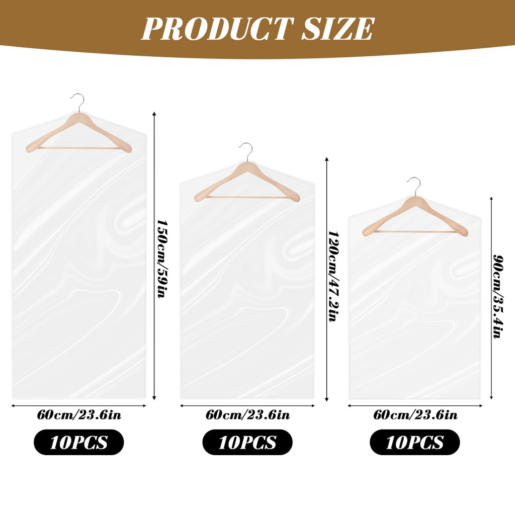 Pack of 30 Clothes Covers Protector Bags,Clothes Covers - image 2