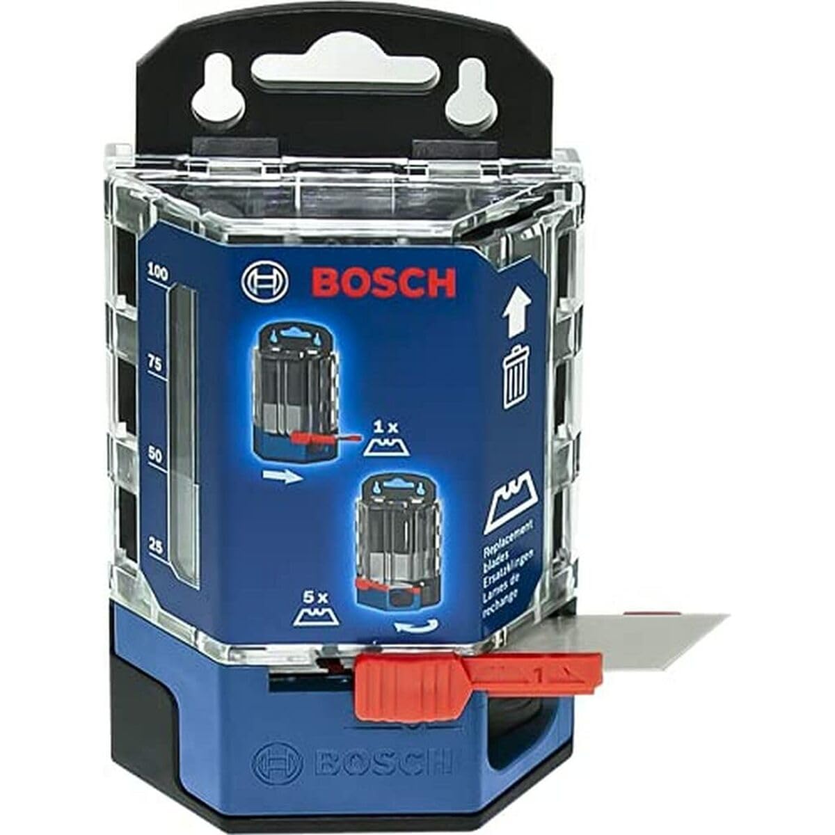 Bosch Professional Trapezoid Replacement Blades - 50 Pack Dispenser