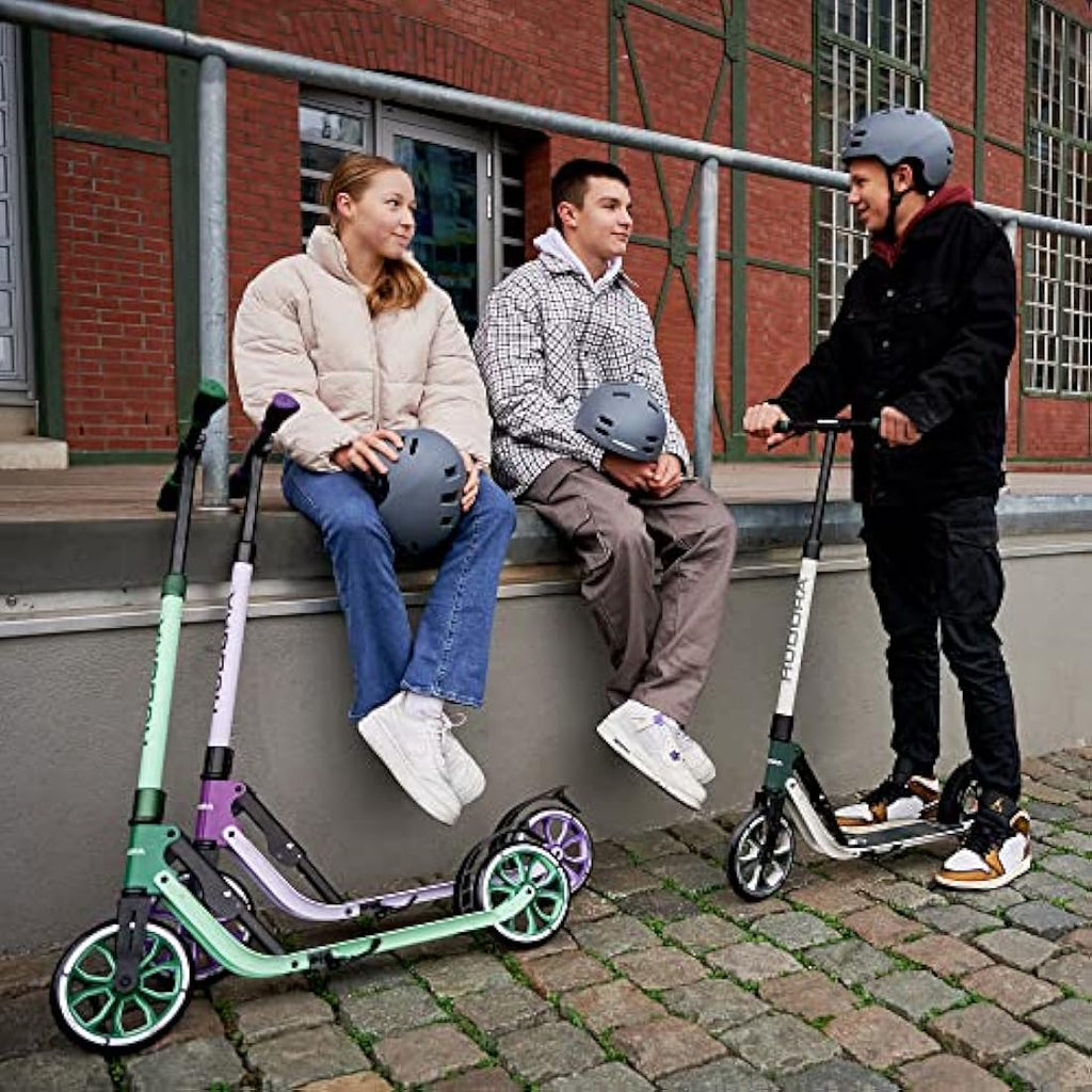 HUDORA BigWheel 205 Advanced Scooter – Foldable Aluminium Kick Scooter