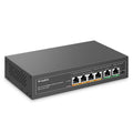 MokerLink 4 Port PoE Switch | 78W High Power with 2 Uplink Ports