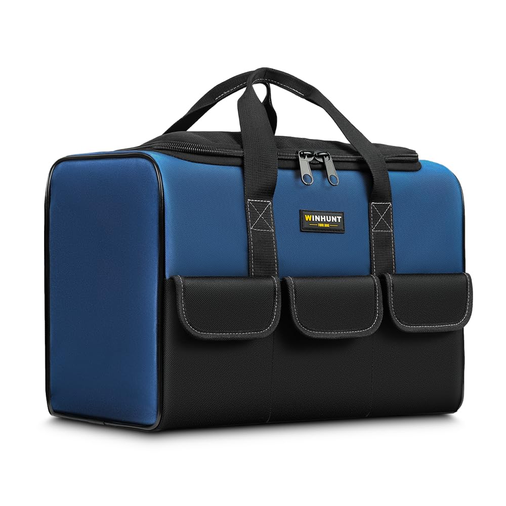 WINHUNT Tool Bag | 600D Blue Multi-Pocket Tool Organizer (35cm)