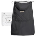 Bebear Universal Baby Carrier Cover | Warm Winter Hoodie - Dark Grey