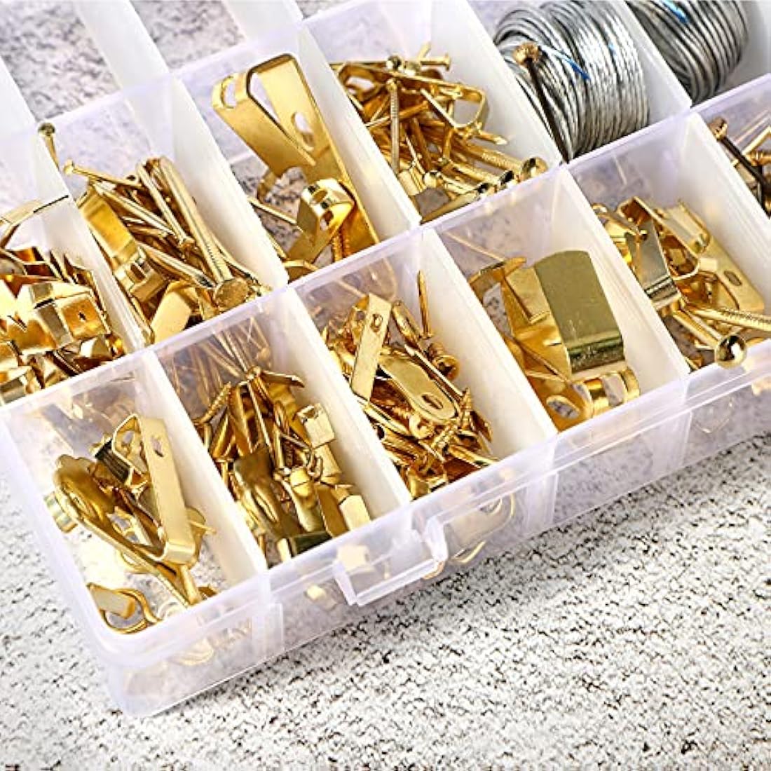 Queekay Embroidery Floss Organizer Box Set with 200 Bobbins - 4 Pack