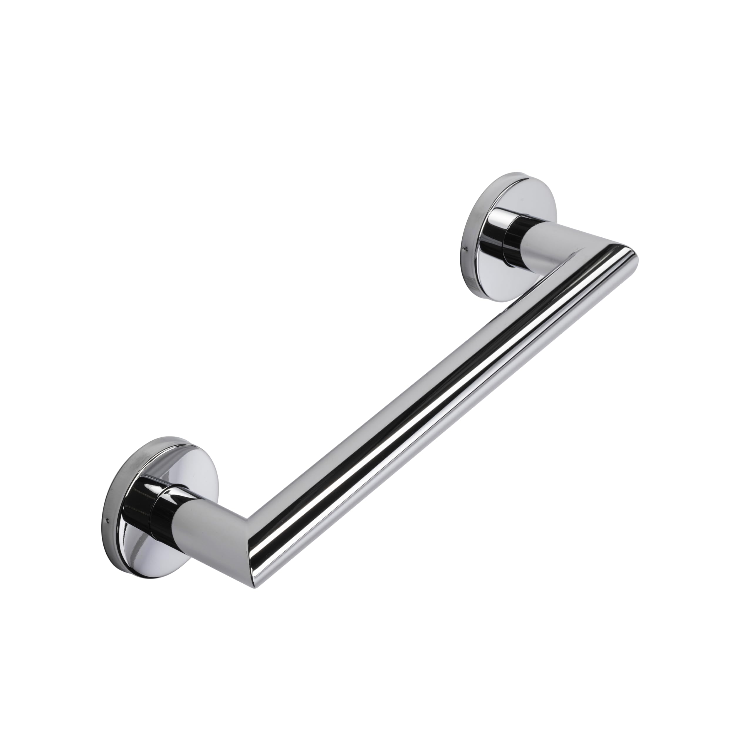 Croydex 300mm Modern Safety Support Rail | Chrome Stainless Steel Grab Bar