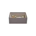 Stackers Mink Mini Chunky Jewellery Box Layer | Stone Velvet Lining
