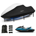 Jolof Store Trailerable Jet Ski Cover | 3-Seat 420D Waterproof PWC Cover