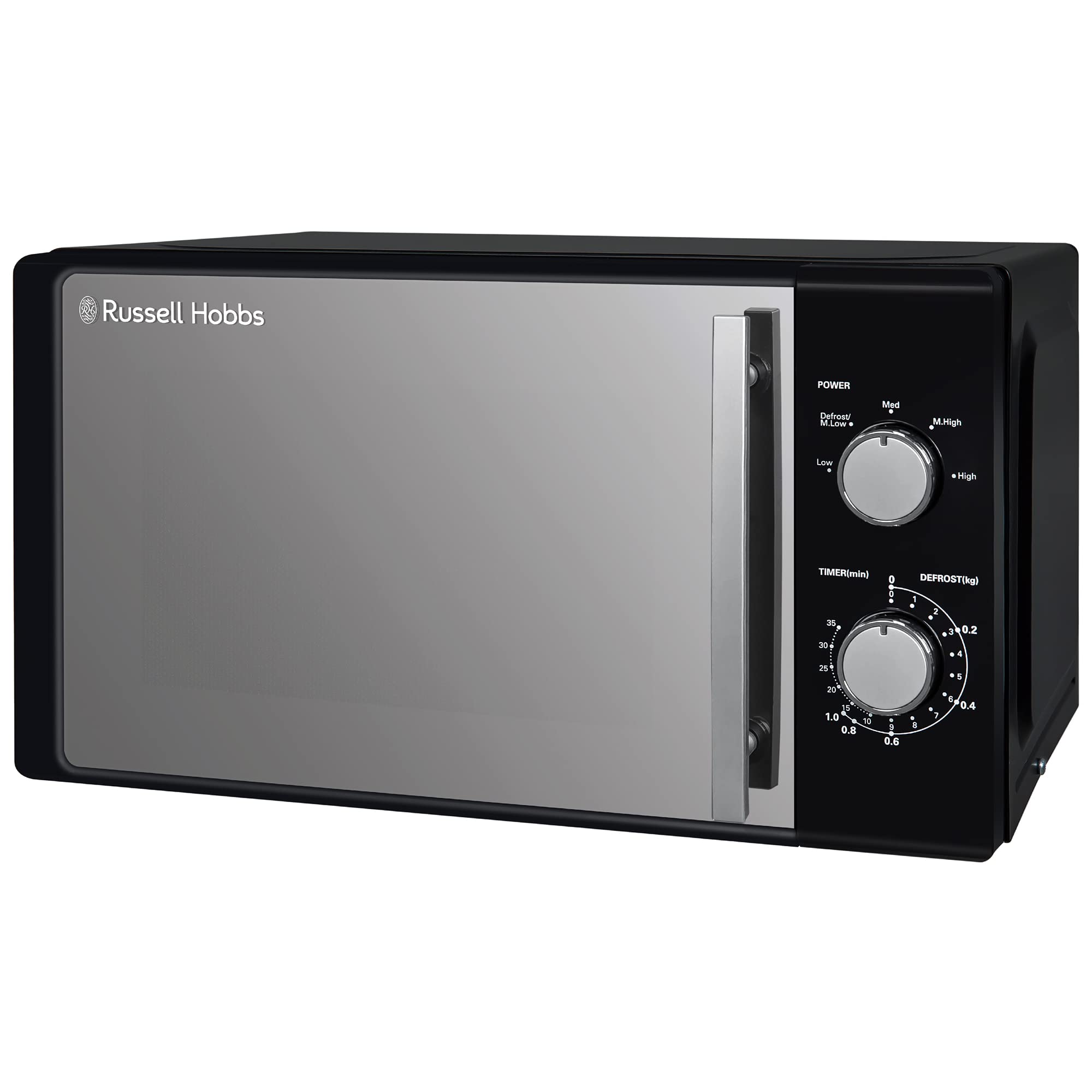 Russell Hobbs 20L 800W Solo Manual Microwave - Black | RHM2060B