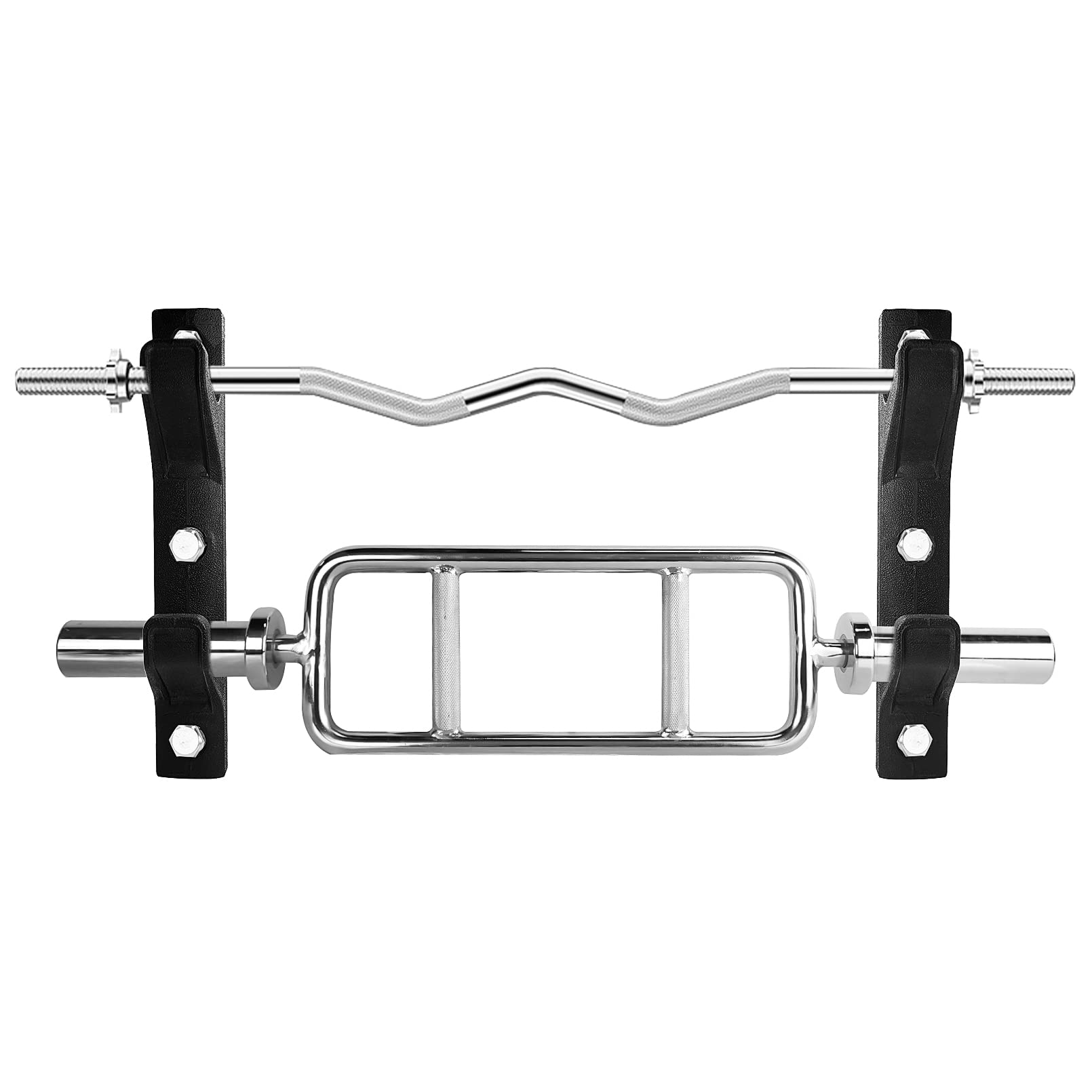 Aoneky Wall Mounted Barbell Rack – Heavy Duty Steel Olympic Bar Holder