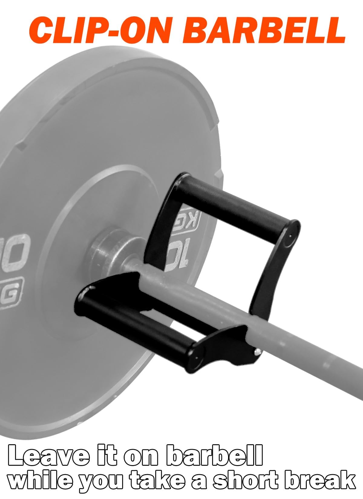 Fitarc V Bar Row Landmine Handle | Steel Olympic Bar Attachment for Back