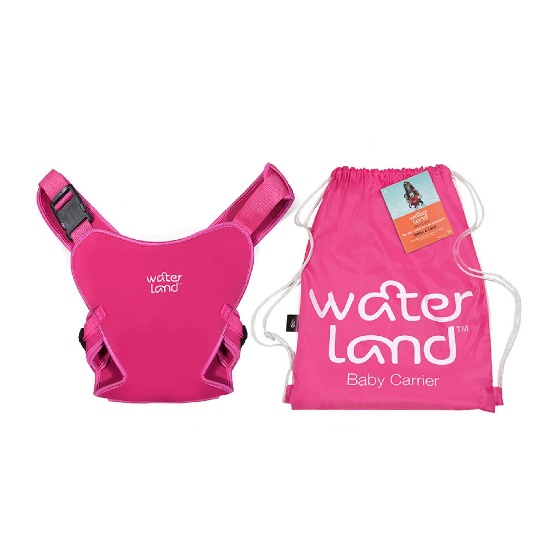 WaterLand Neoprene Baby Carrier | Waterproof Infant Seat - Pink