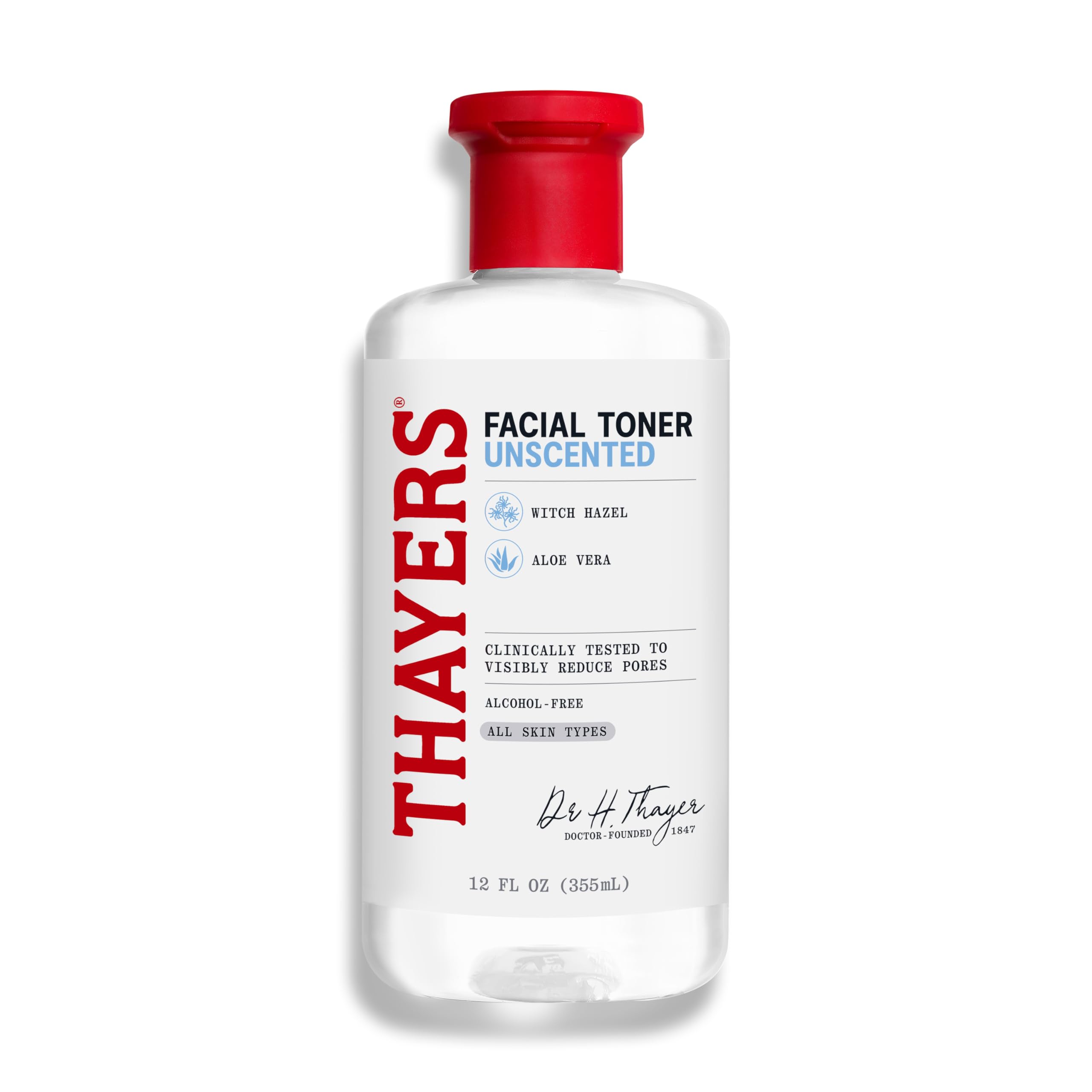 Thayers Unscented Witch Hazel Facial Toner with Aloe Vera – 355ml