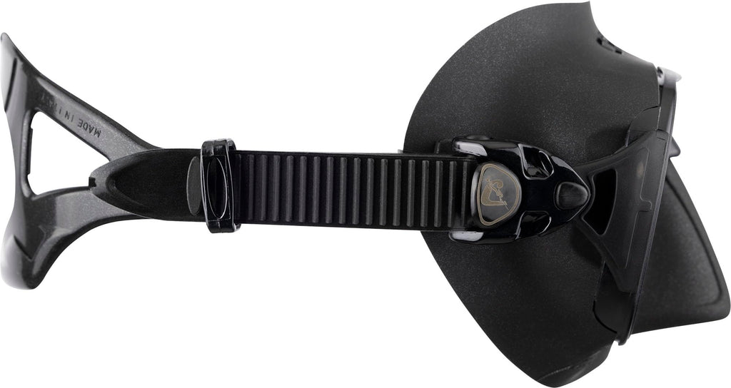 Cressi Calibro Anti-Fog Diving Mask | Low Volume Freediving Gear - Black