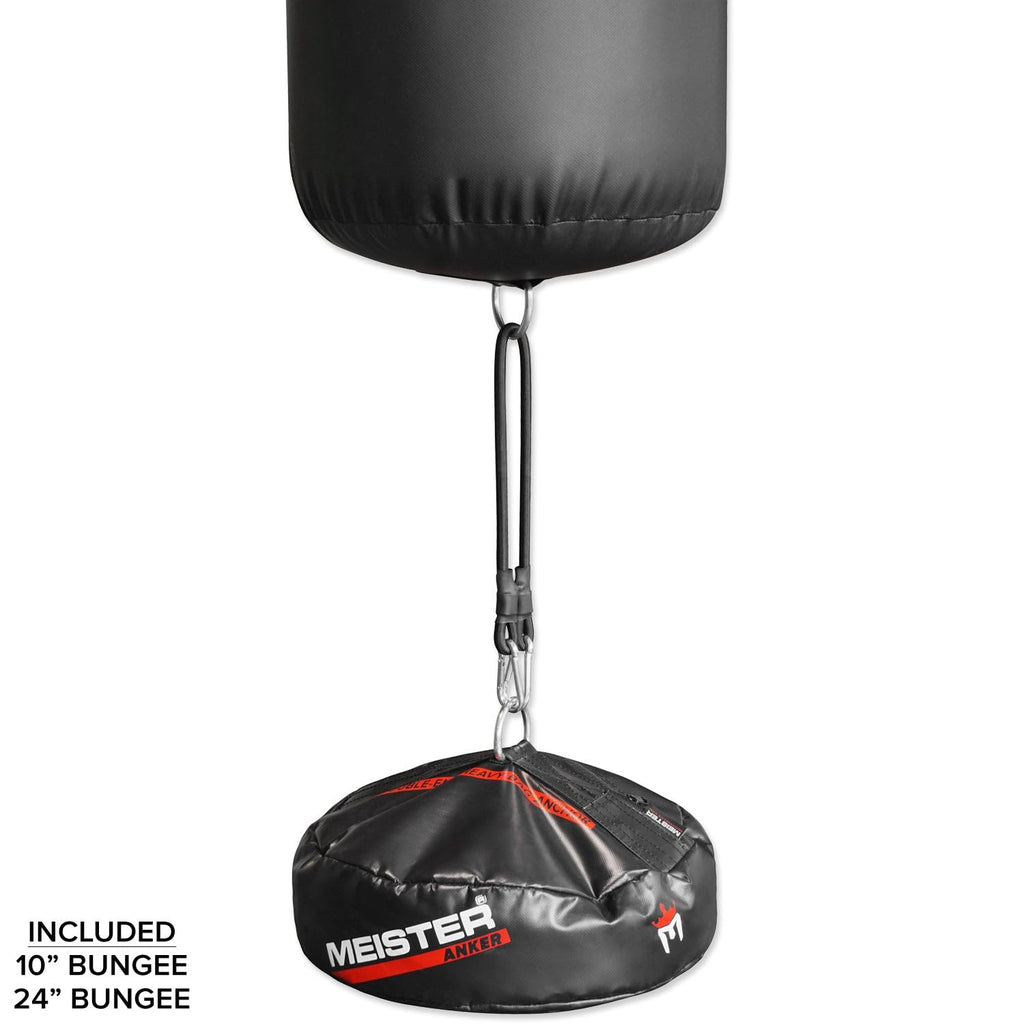 Meister Anker Heavy Bag Floor Anchor with Bungees for Boxing