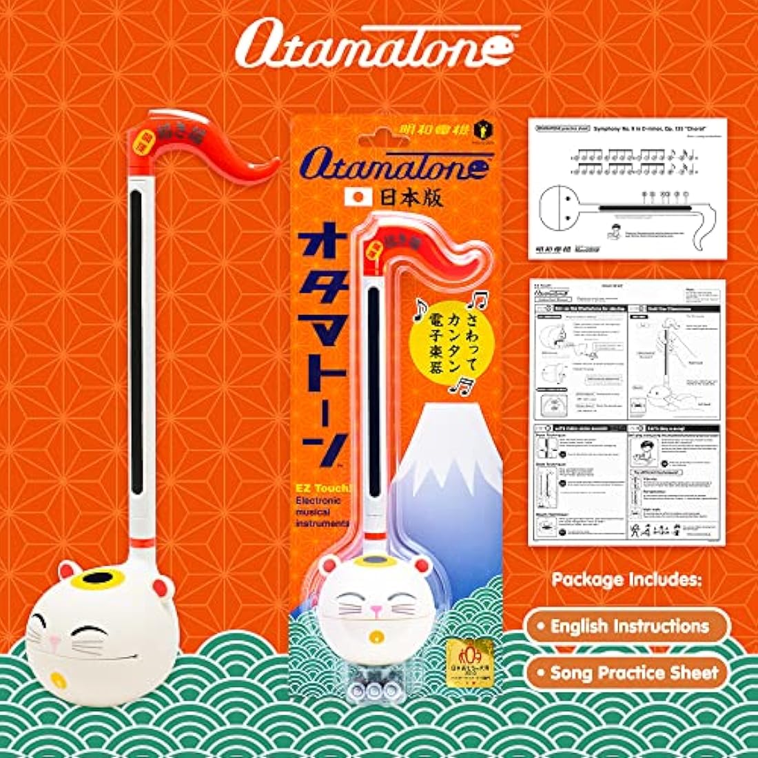 Otamatone Manekineko - Japanese Portable Electronic Synthesizer Toy