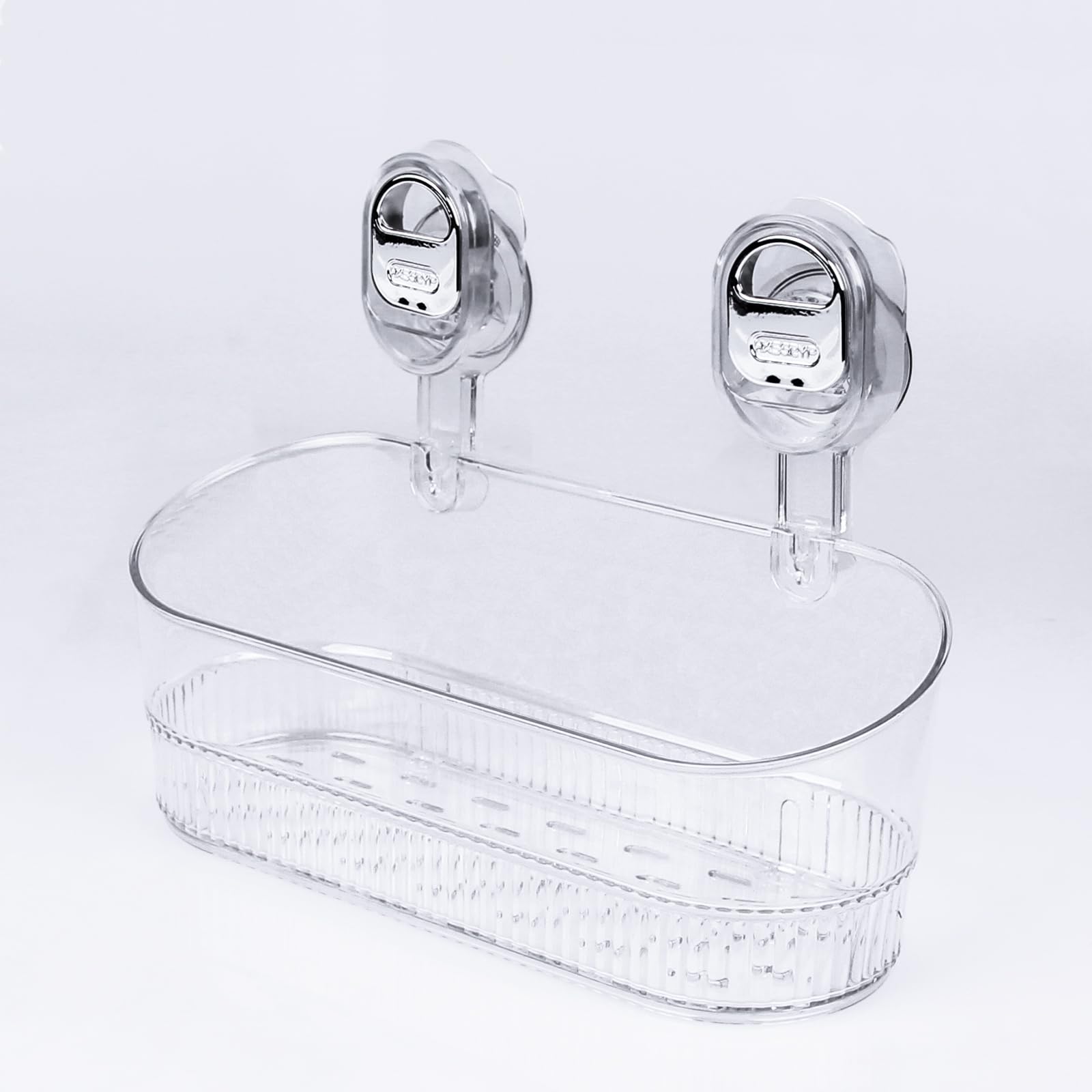 Suction Shower Caddy – No-Drill Waterproof Bathroom Shelf