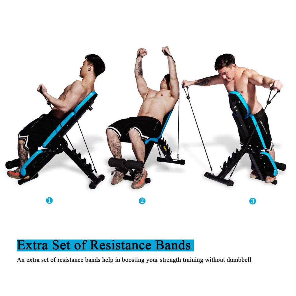 JX FITNESS Adjustable Weight Bench | Multiuse Home Gym Workout Bench