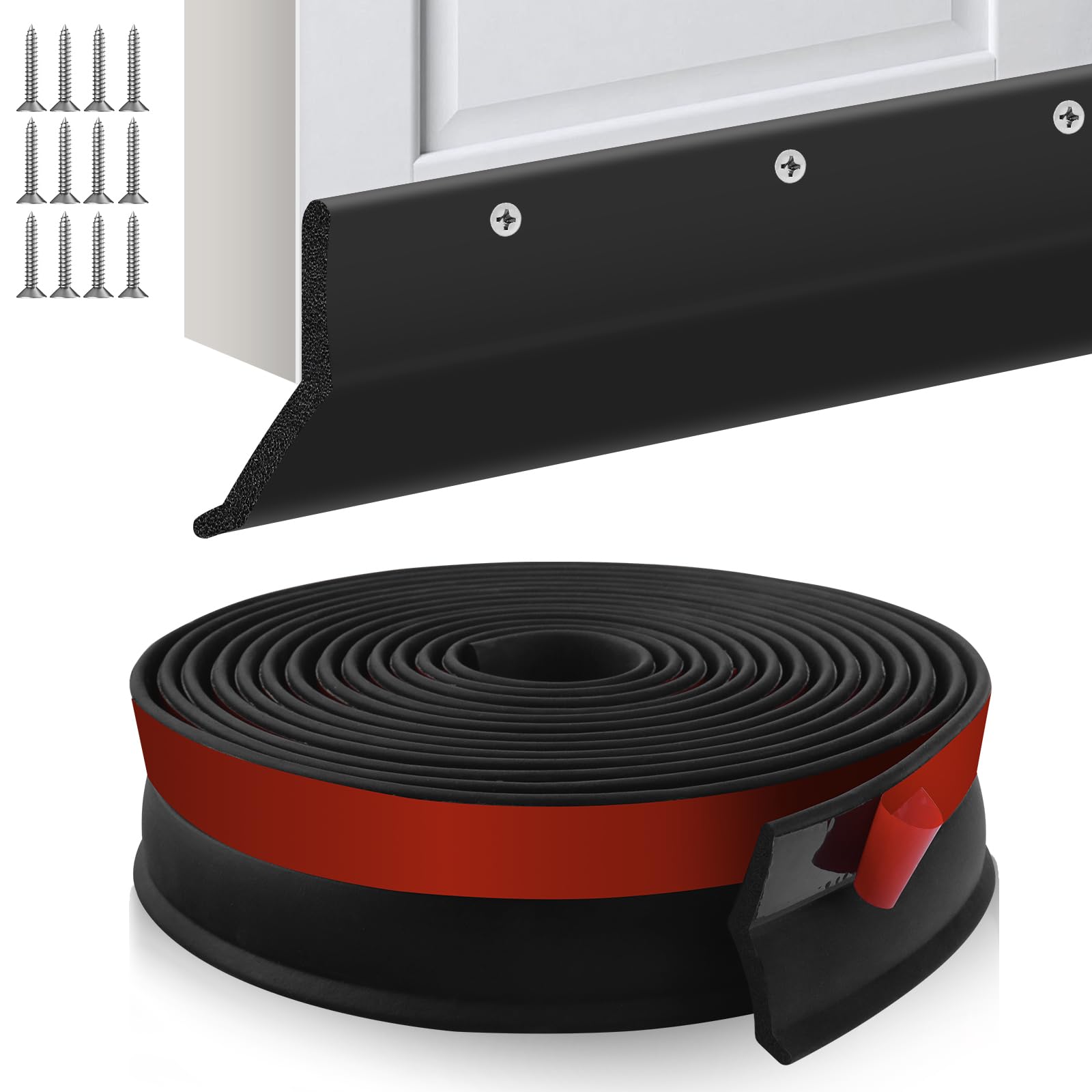 Universal Garage Door Bottom Weather Stripping Seal – 3m