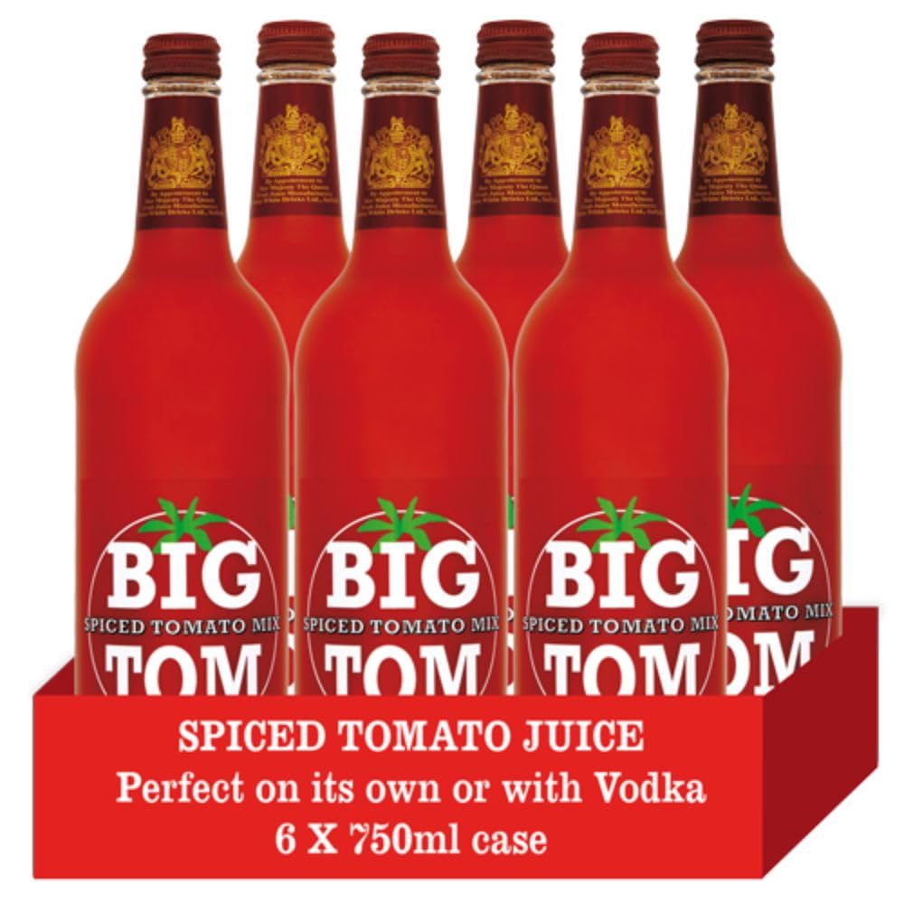 Big Tom Spiced Tomato Juice | Bloody Mary Mix - 6 x 750ml Pack