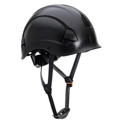 Portwest PS53 Height Endurance Safety Hard Hat - Unvented ABS Shell, Black