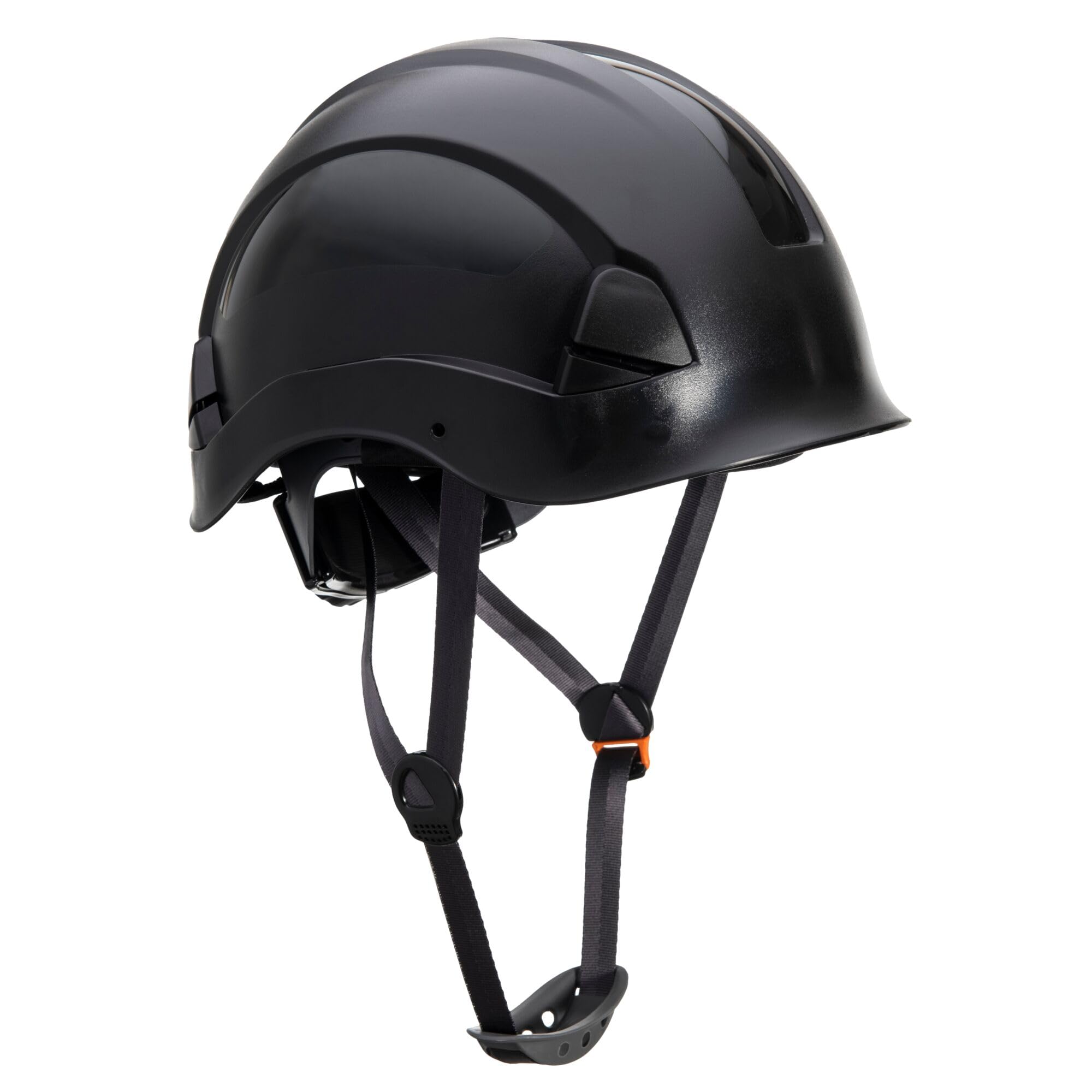 Portwest PS53 Height Endurance Safety Hard Hat - Unvented ABS Shell, Black