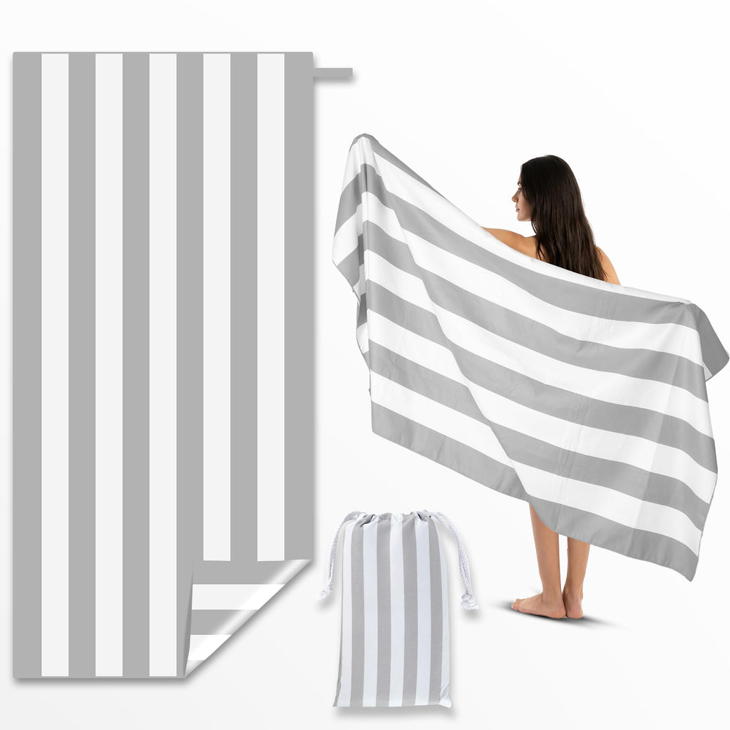 Anavasi Microfibre Beach Towels for Adults, 1 Pack 180 x 90cm 100% Recycled - image 1