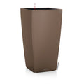 Lechuza CUBICO Color 30 Self-Watering Planter | Nutmeg Matte Plastic