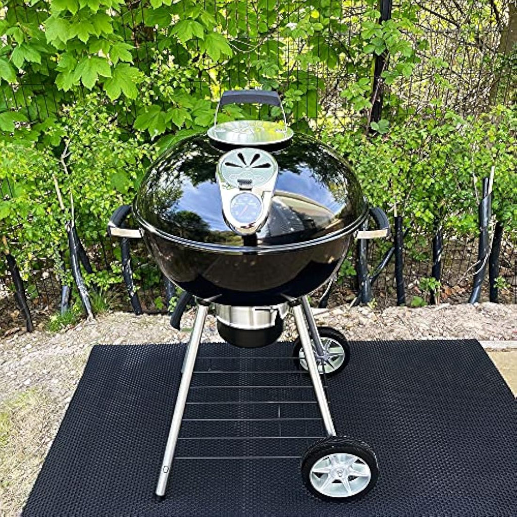 Nicoman BBQ Grill Floor Protection Mat | Fire Retardant PVC | 150x90cm