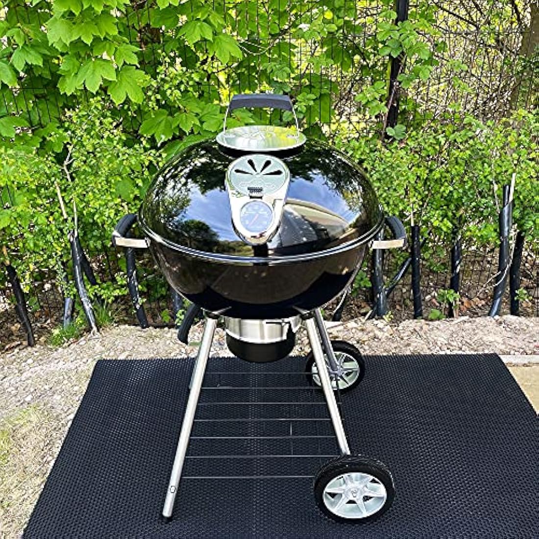 Nicoman BBQ Grill Floor Protection Mat | Fire Retardant PVC | 150x90cm