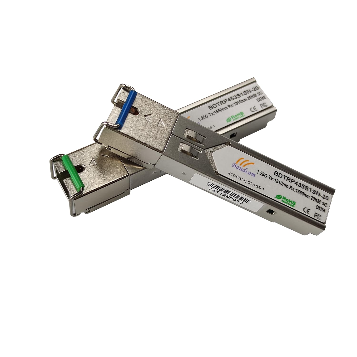 BAUDCOM 1G SFP Module | Single-Mode SC Fiber Transceiver - 20KM