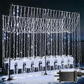 Yowin 600 LED Curtain Lights | 6m x 3m Waterproof Fairy Lights - White