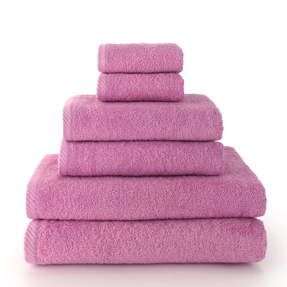 Top Towel 6-Piece Cotton Bath Towel Set – 400 GSM Soft & Absorbent