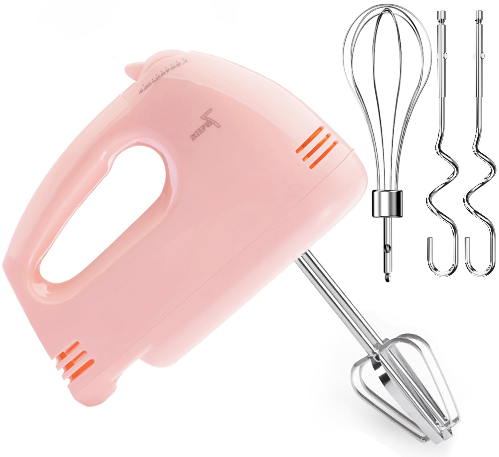 Electric Hand Mixer – 4 Stainless Steel Beaters (CX6610-PK)