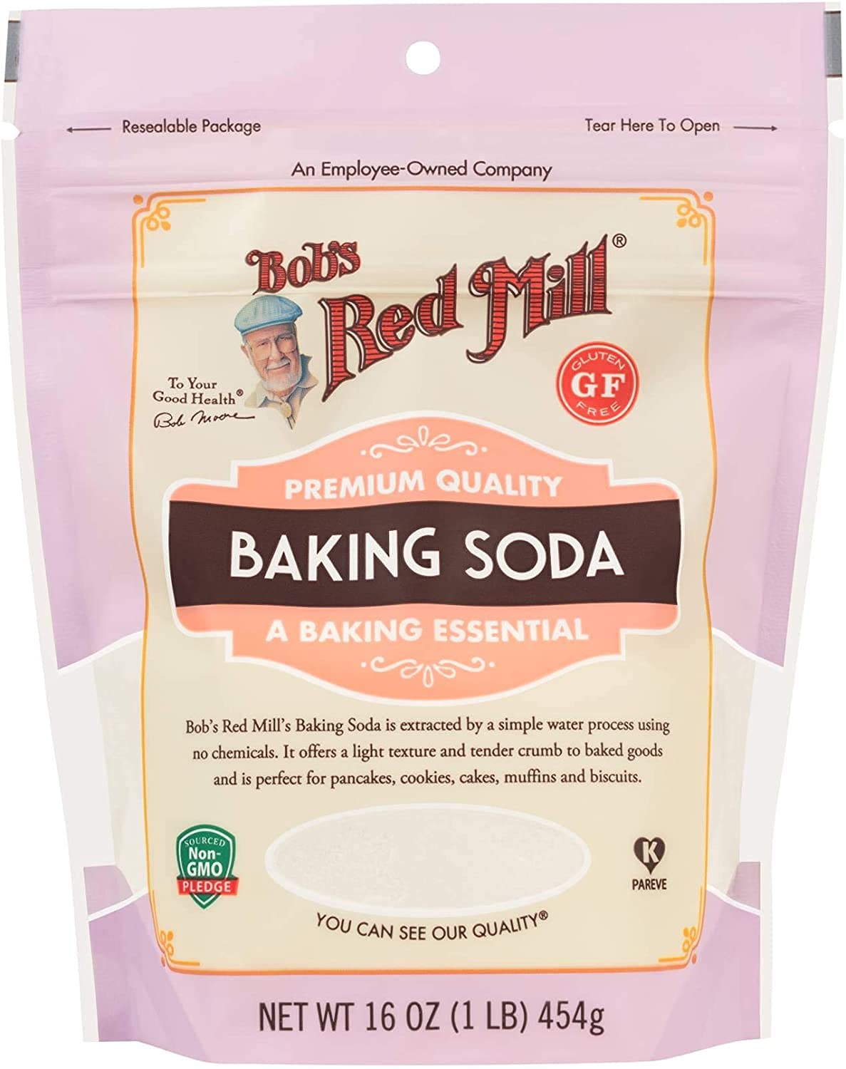 Bob's Red Mill Baking Soda – Gluten-Free Sodium Bicarbonate (2 Pack)