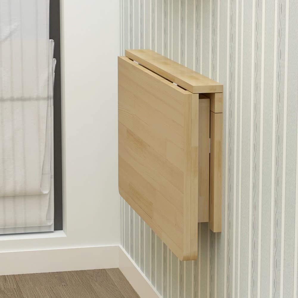 MM MELISEN Wall Mounted Folding Table | Space Saving Floating Desk