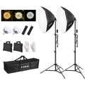 135W LED Softbox Lighting Kit | Dimmable 3000-6500K